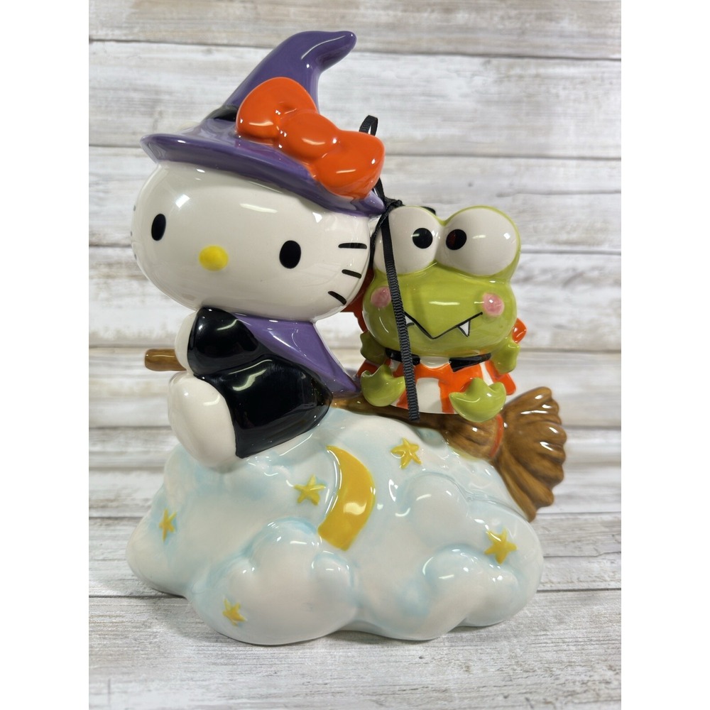 Hello Kitty Witch and‎ Keroppi Halloween Blue Sky